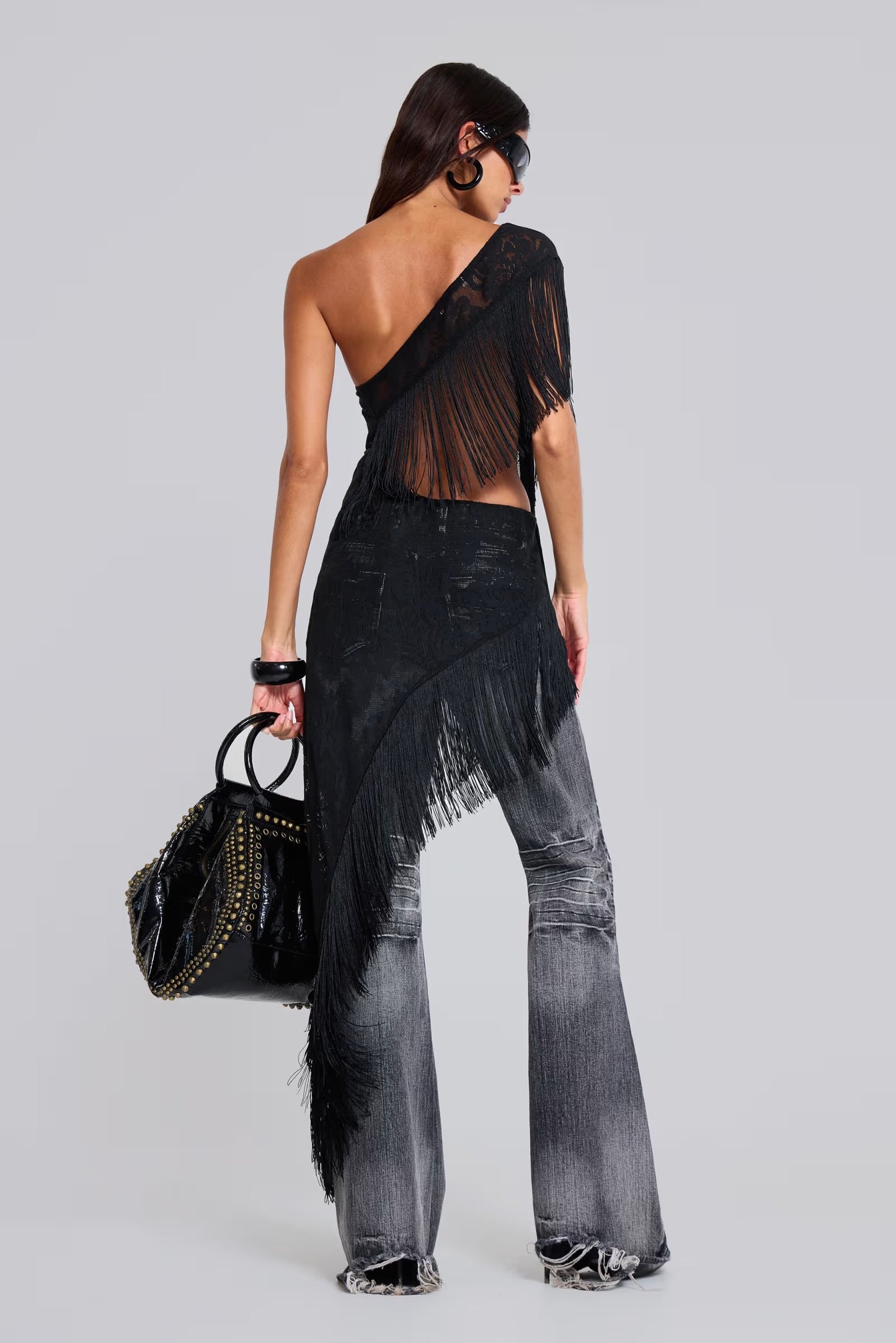 Lace Fringe Dress